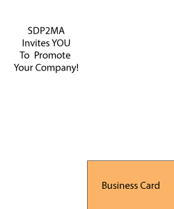 Business Card Ad (3 ½” W x 2” H)